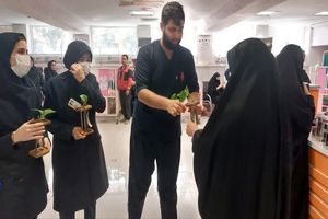 تقدیر دختران حاج قاسم از پرستاران 5 مرکز درمانی قم