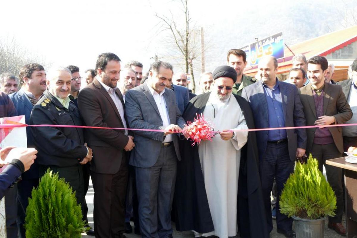 افتتاح طرح عمرانی ماسال