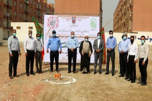 حسینیه هیئت حضرت فاطمه معصومه(س) در بندرعباس کلنگ زنی شد