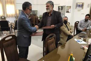 عقد تفاهم نامه همکاری دانشگاه علوم پزشکی کاشان با انستیتو پرتوپزشکی نوین
