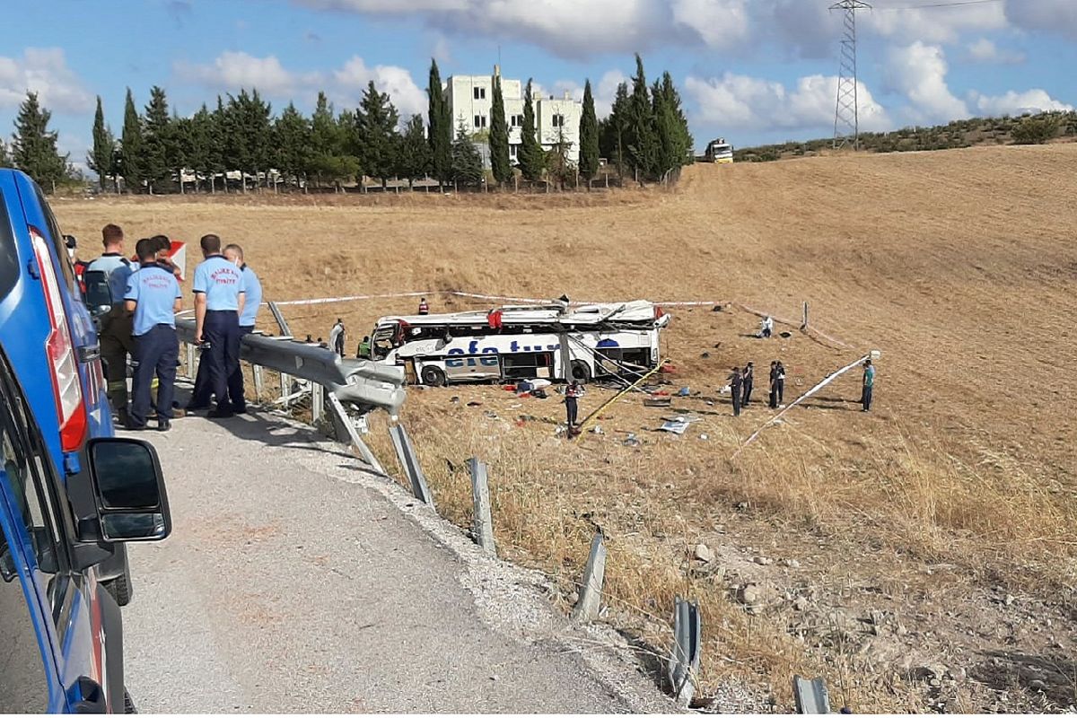 تصادف اتوبوس در ترکیه
