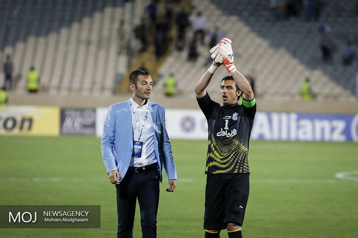 مهدی رحمتی سنگربان تیم فوتبال استقلال