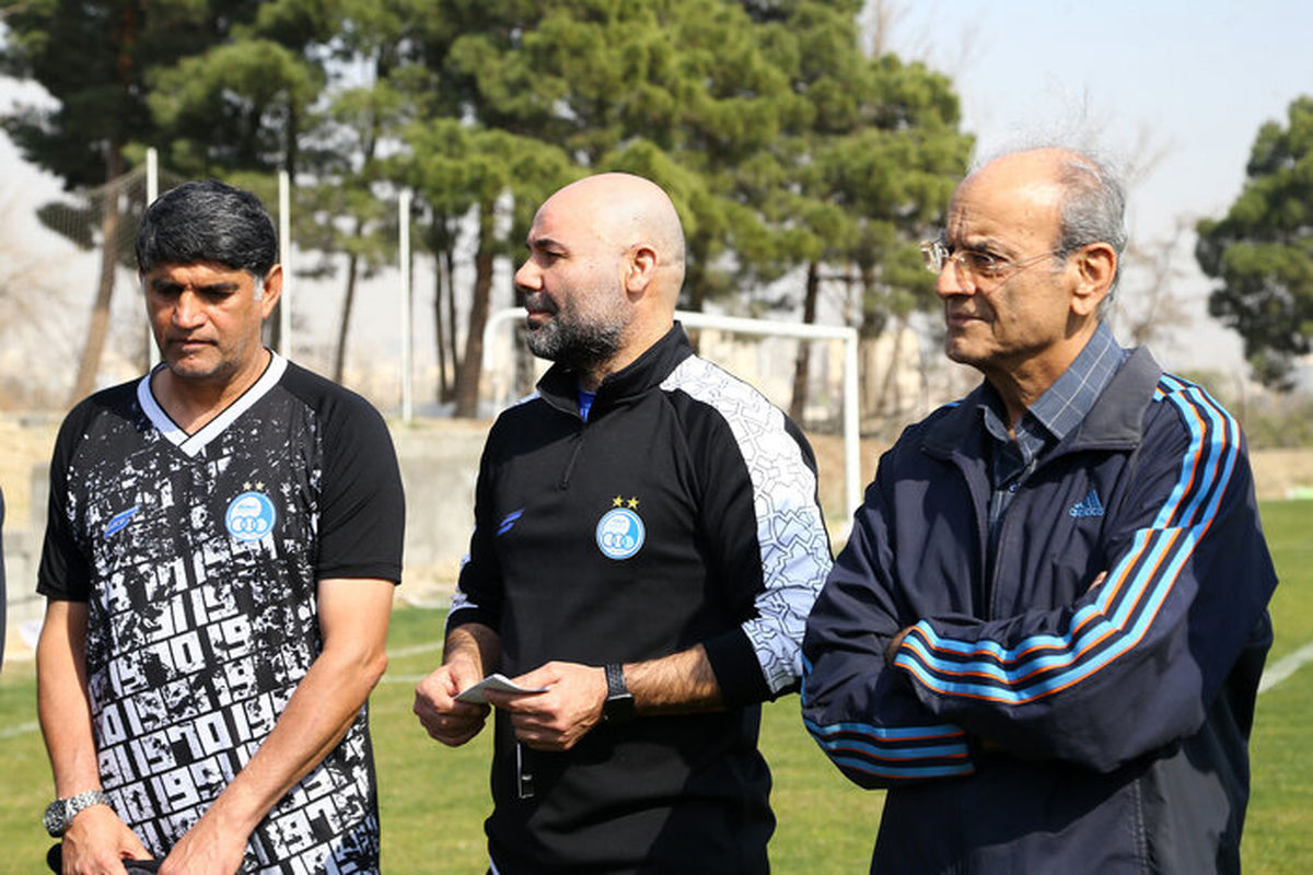 سهراب بختیاری زاده استقلال بهزاد غلامپور تمرینات استقلال