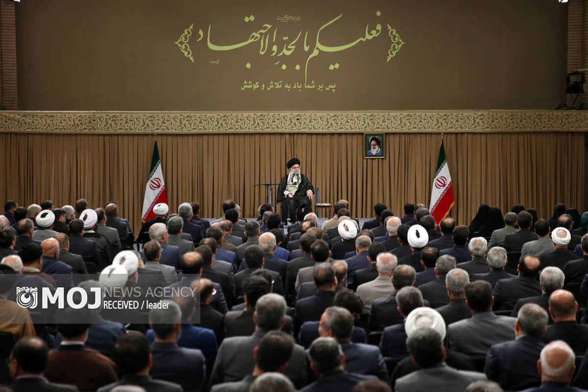 دیدار رئیس و نمایندگان مجلس دوازدهم با رهبر انقلاب