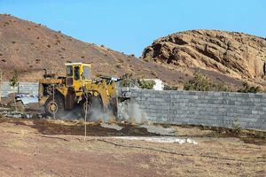 آزادسازی کامل تمامی اراضی تصرف شده در شهرک پیامبر اعظم بندرعباس