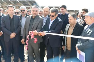 نیروگاه خورشیدی ۵ مگاواتی اقلید فارس به شبکه سراسری برق پیوست