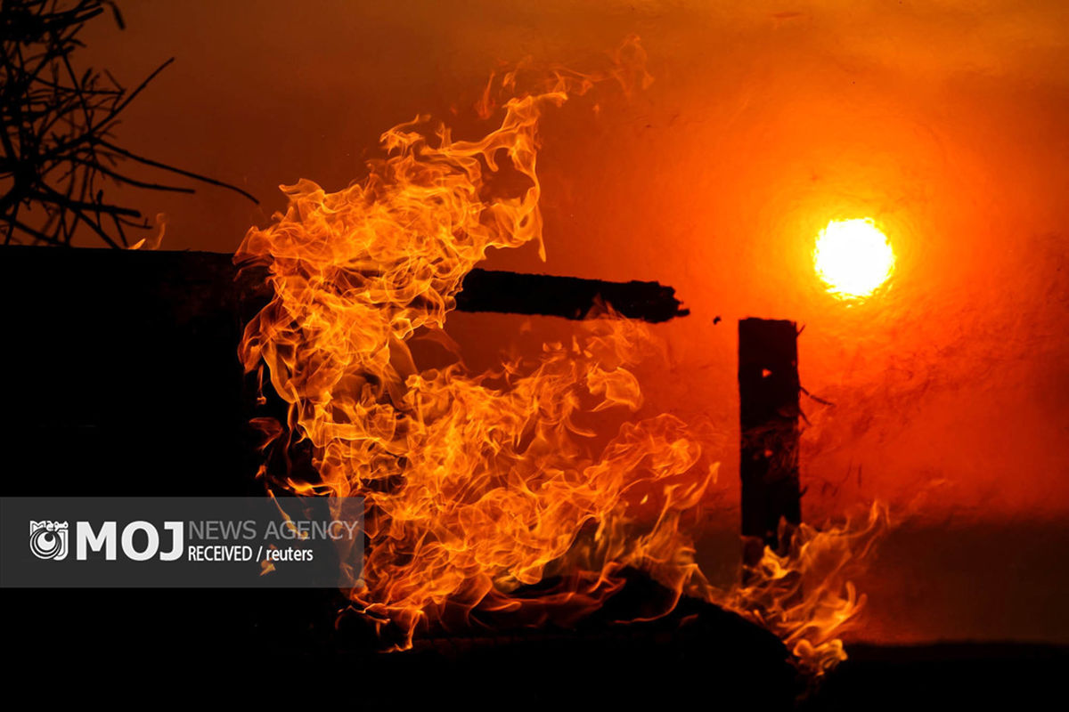 تصاویر ترسناک آتش سوزی لس آنجلس