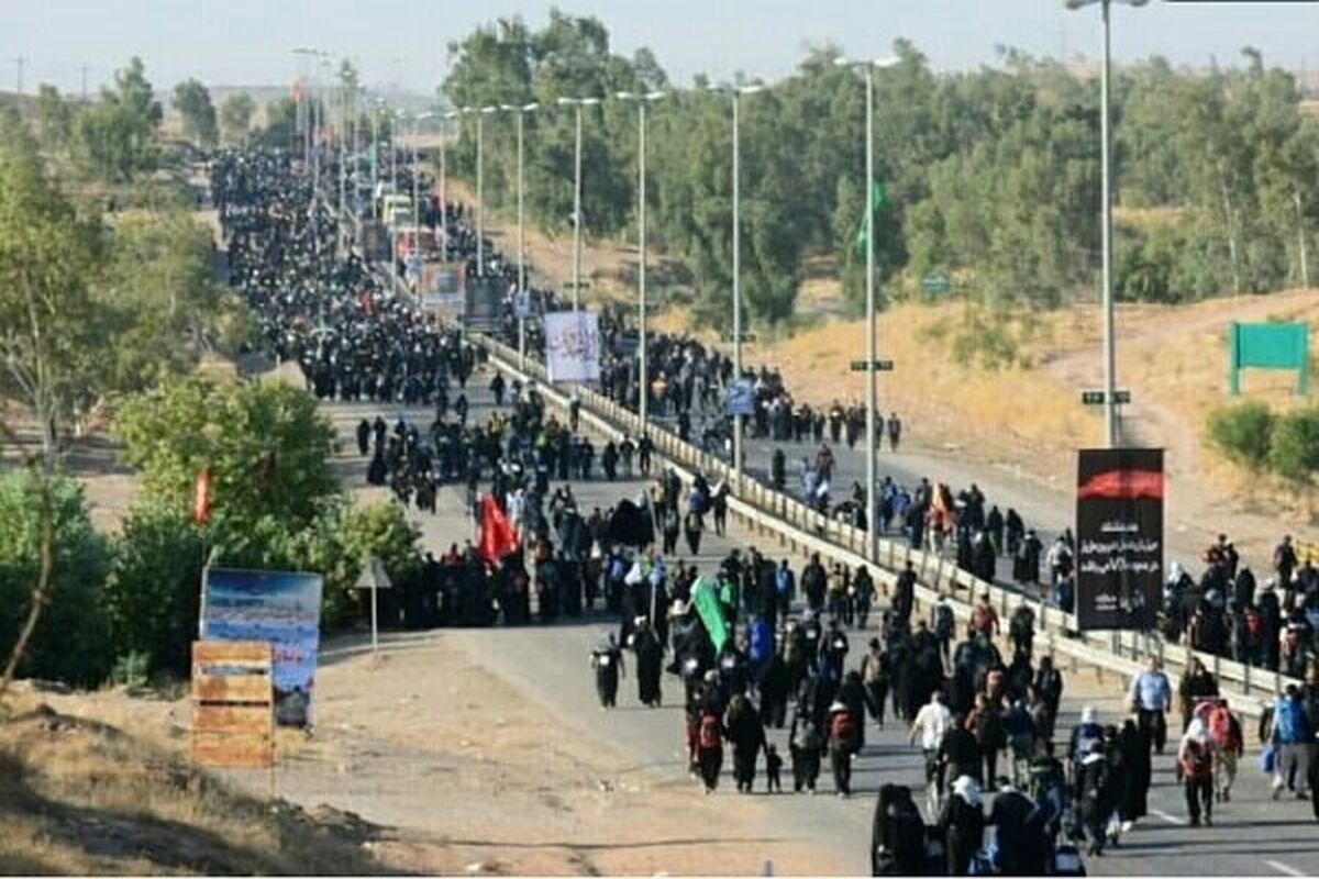 زائر اربعین از مرز خسروی کرمانشاه