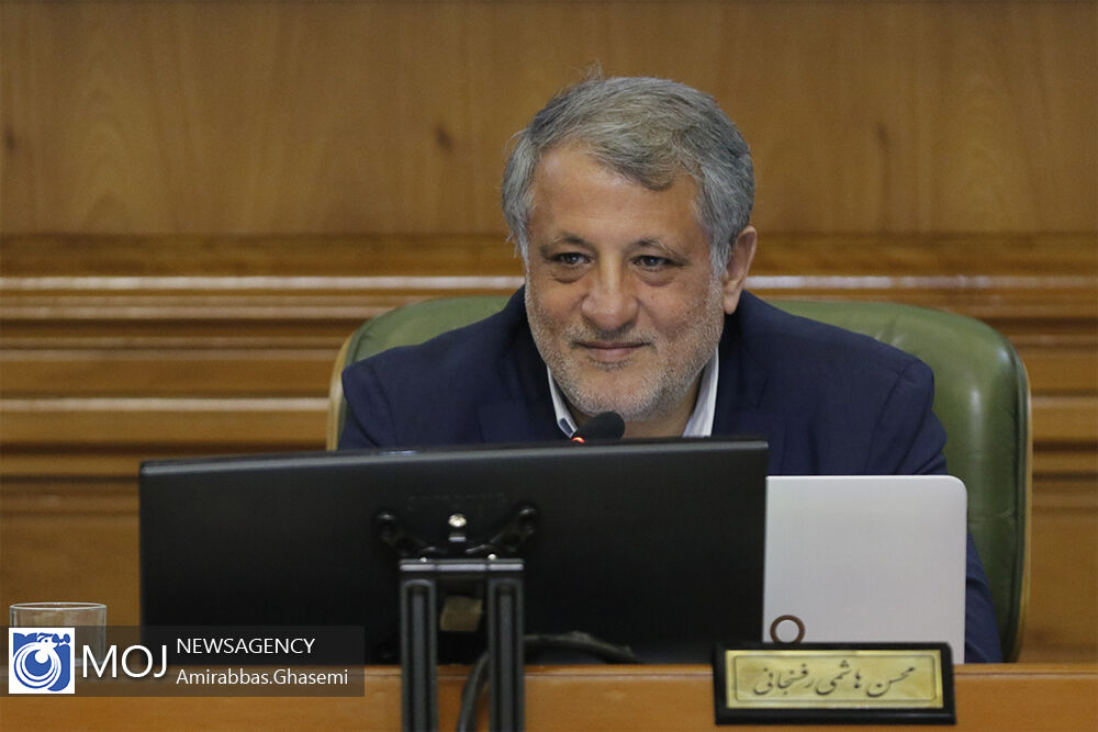 یکصد و پنجاه و پنجمین جلسه شورای شهر تهران / محسن هاشمی رفسنجانی رییس شورای اسلامی شهر تهران