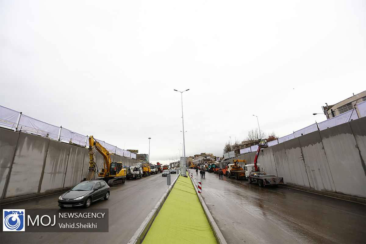 بهره برداری آزمایشی از زیرگذر گیشا