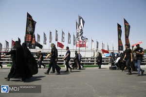 مراسم پیاده روی جاماندگان اربعین در اصفهان برگزار شد