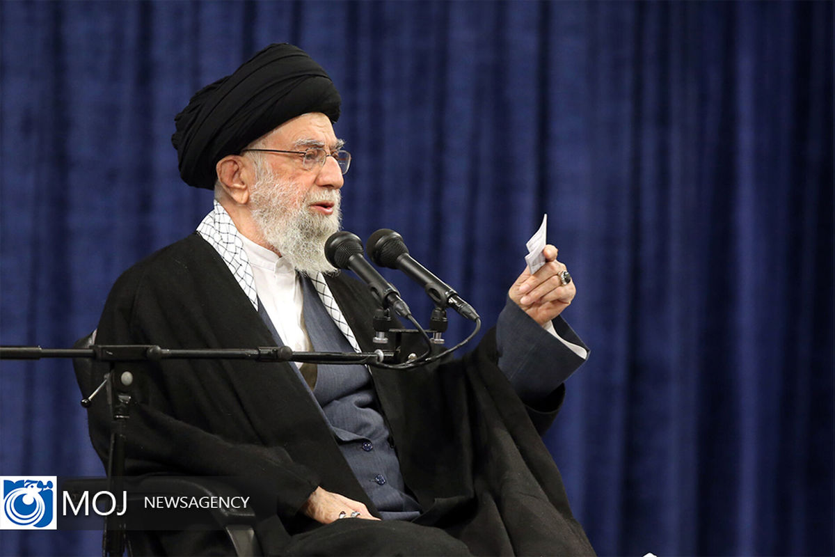 دیدار مردم قم با رهبر انقلاب