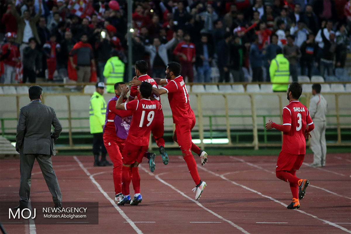 دیدار تیم های فوتبال پرسپولیس ایران و الوصل امارات