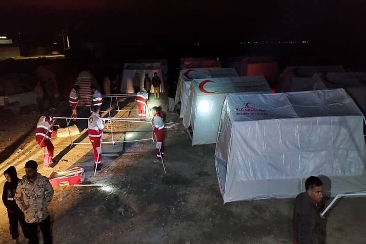 مناطق زلزله زده فارس 