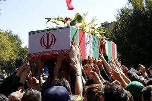 تشییع ۱۵ شهید تهاجم رژیم صهیونیستی به کشور در مشهد