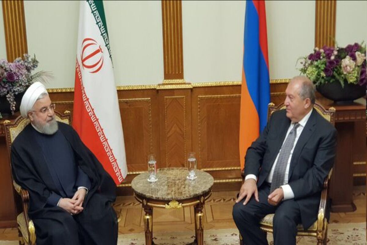 دیدار روحانی و رییس جمهور ارمنستان