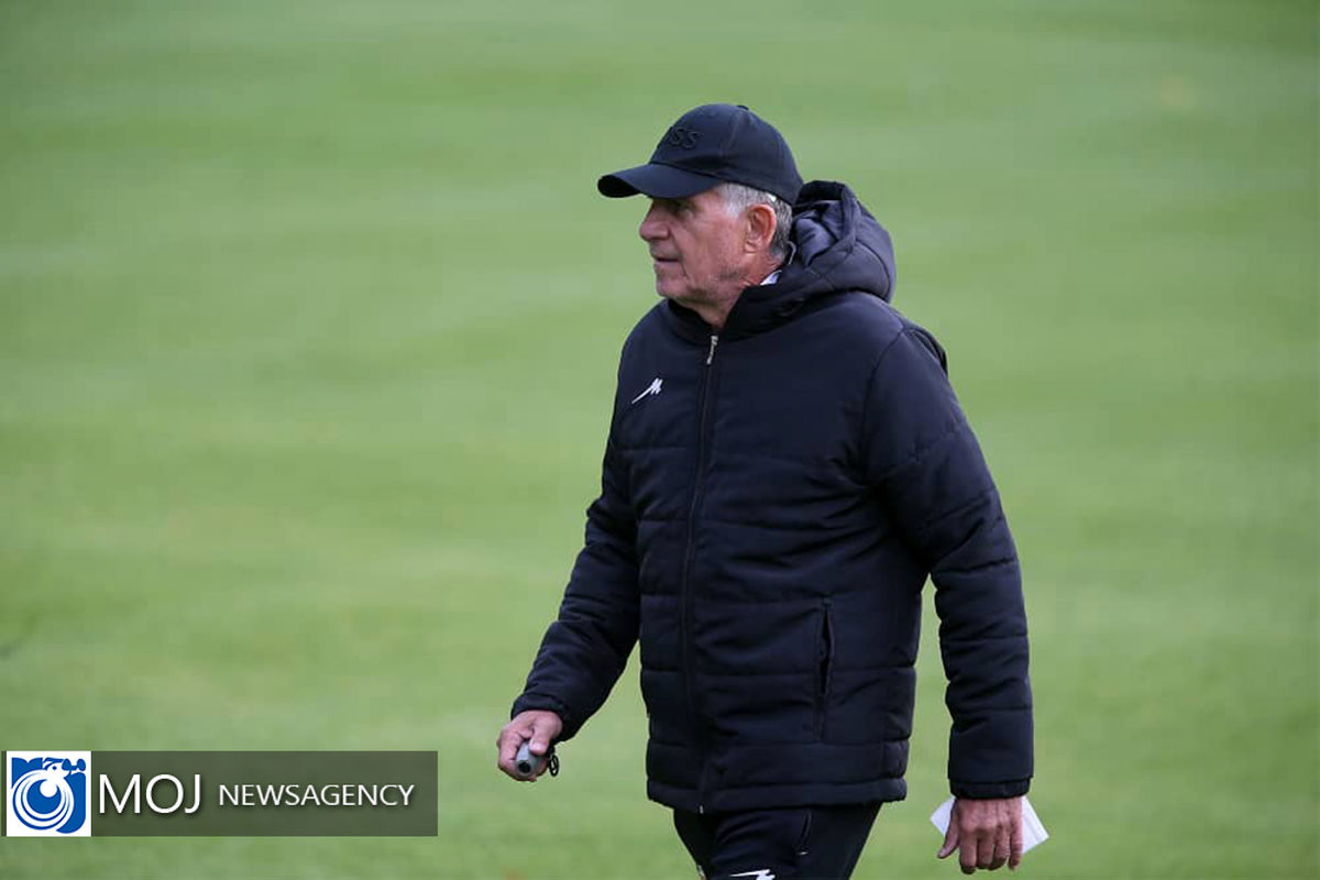 تمرین تیم ملی فوتبال