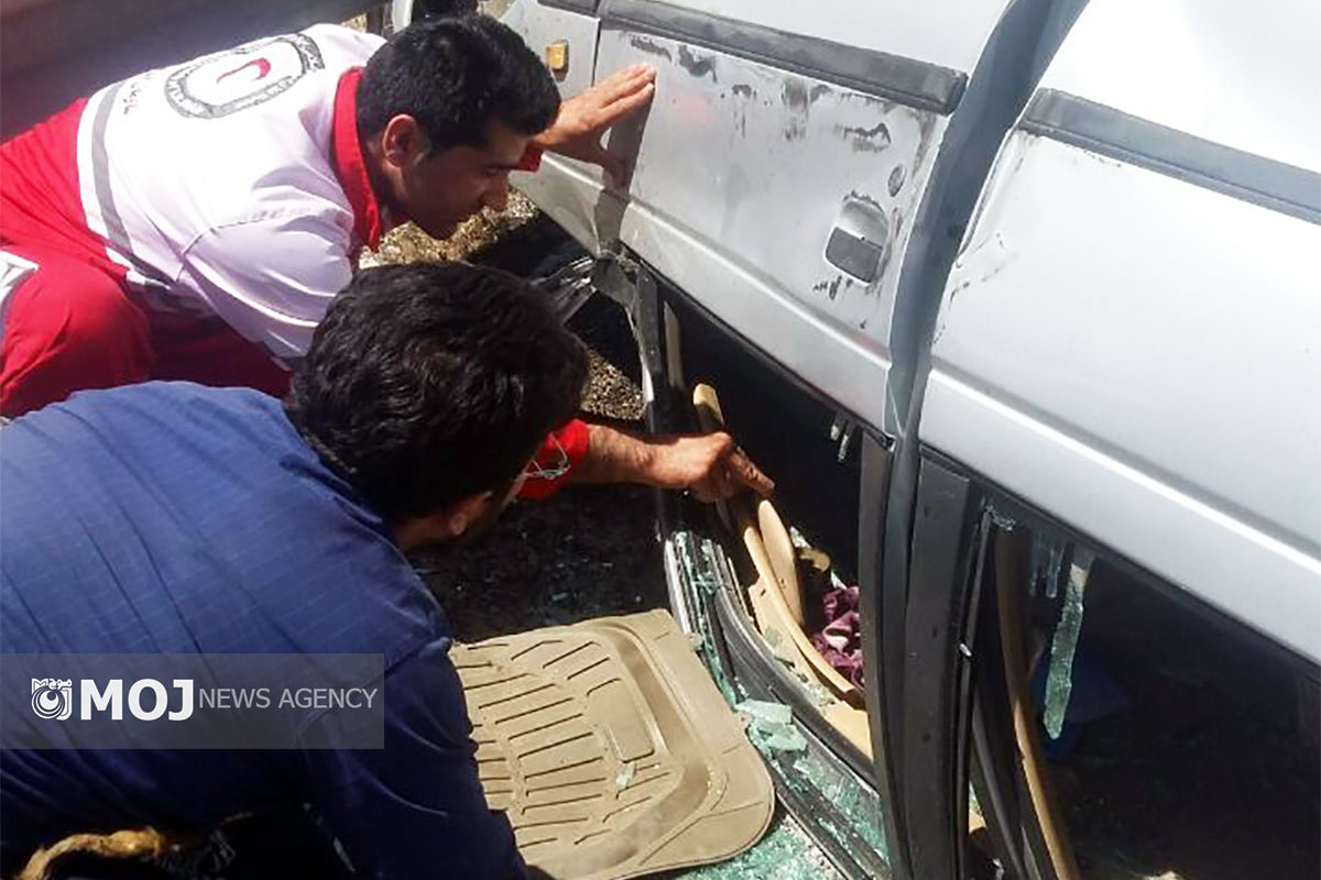 تصادف در محور نورآباد به کرمانشاه