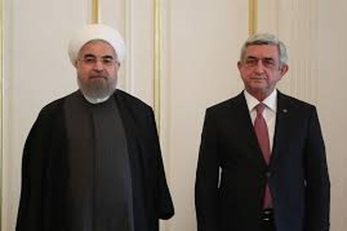 دیدار روسای جمهور ایران و ارمنستان