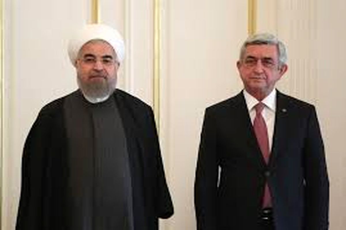دیدار روسای جمهور ایران و ارمنستان