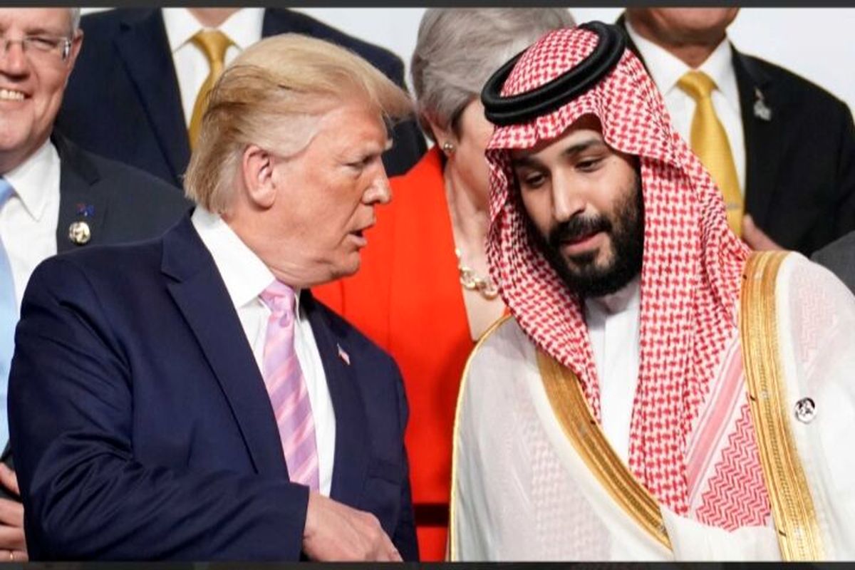 محمد بن سلمان و دونالد ترامپ