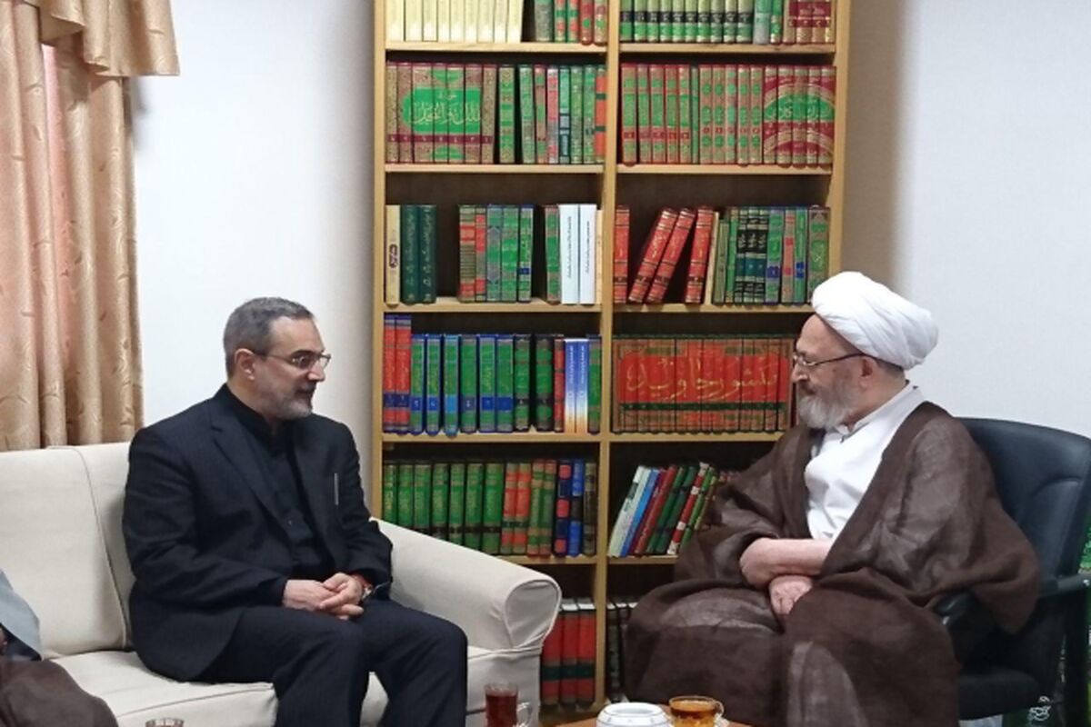 دیدار وزیر آموزش و پرورش با ایت الله سبحانی