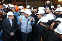 توسعه شرکت فولاد مبارکه ثمره خود باوری و تلاش پولاد مردان ایران اسلامی است