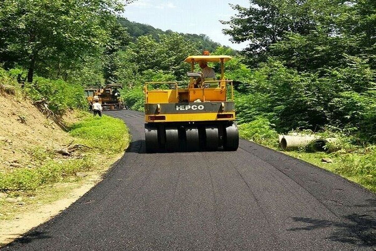 آسفالت راه روستایی مازندران