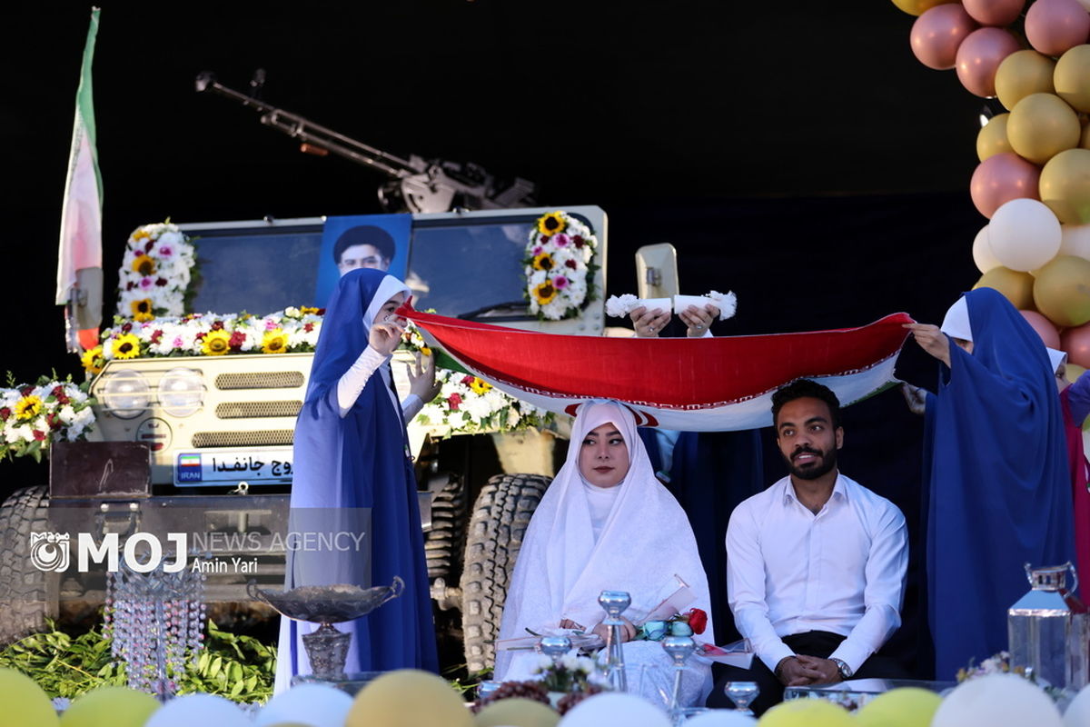 برگزاری جشن ازدواج ۱۰۰۰ زوج جان‌فدا در تهران