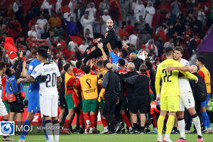 امیر قطر تماشاگر فینال جام جهانی ۲۰۲۲ +عکس